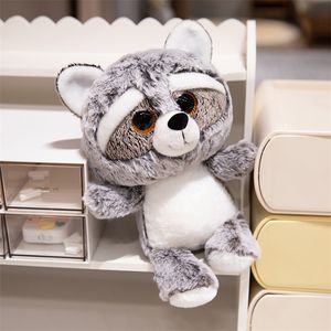 Venta al por Mayor de Lindos Peluches de <span class=keywords><strong>Mapache</strong></span>, Muñeco de Peluche de Algodón PP Súper Suave, Regalo de Cumpleaños para Niños, Animales de Peluche - Product Image 3