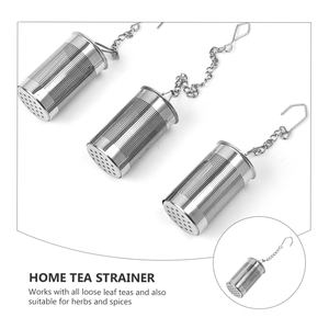 Infuseur à thé en acier inoxydable poli moderne, maille extra fine, avec connexion filetée pour la cuisson et l'infusion – Offre Spéciale - Product Image 5