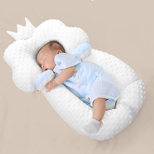 Soft Breathable <strong>Newborn</strong> Deep Sleep Support <strong>Pillow</strong> Adjustable Organic Cotton Baby Lounge <strong>Pillow</strong> - Product Image 1
