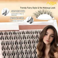 Grappes de cils d'araignée professionnelle A-RIX grappes de cils vaporeux 3D D Curl 10-16mm bricolage Extensions de cils individuels marque privée
