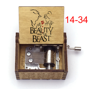 Caja de música de <span class=keywords><strong>La</strong></span> <span class=keywords><strong>Bella</strong></span> <span class=keywords><strong>y</strong></span> <span class=keywords><strong>La</strong></span> <span class=keywords><strong>Bestia</strong></span> con manivela de madera antigua 18 notas <span class=keywords><strong>Musical</strong></span> cumpleaños decoraciones de regalo de Navidad - Product Image 5