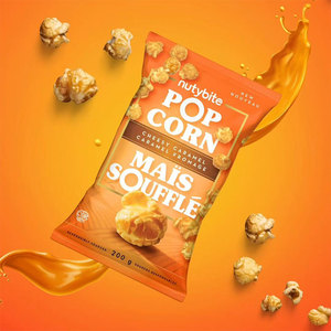 ถุงหมอนพลาสติกอลูมิเนียมฟอยล์ปิดผนึกครีบสำหรับบรรจุอาหารขนมยืดหยุ่นได้พิมพ์ลายแบบกำหนดเองป๊อปคอร์นและชิป - Product Image 2