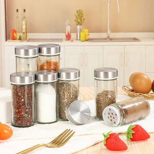 Grand <span class=keywords><strong>présentoir</strong></span> <span class=keywords><strong>à</strong></span> <span class=keywords><strong>épices</strong></span>, petits contenants de rangement pour <span class=keywords><strong>épices</strong></span>, bocaux <span class=keywords><strong>à</strong></span> <span class=keywords><strong>épices</strong></span> en verre, organisateur <span class=keywords><strong>rotatif</strong></span> avec 20 bocaux - Product Image 3