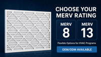 Nouveau filtre plissé en coton pour système de climatisation et de chauffage (CVC) 12x24x1 MERV 11 MPR 1000 à haute capacité anti-poussière (lot de 6) 75x75x0.75