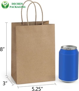Die Cut Handle Paper Takeaway Bags
