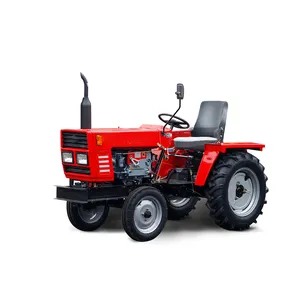 China Brand 24HP Trator Rodas Máquinas Agrícolas Mini Tratores Agrícolas com Emark