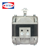 Moteur à pôle ombragé ECQ 18W 25W 34W avec lame de ventilateur en fil de cuivre OEM 250mm personnalisable et ventilateur axial de refroidissement à support métallique de 84mm