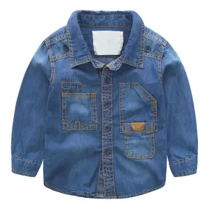 China Wholesale Factory Gents Fashion Oxford Shirts Kids Child Clothes Of Online