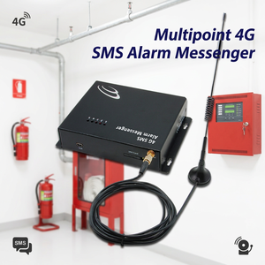 Alarm System Gsm Fire Smoke Detector Alarm 4G Gsm SMS Alarm 4G Mobile Multipoint Data Logger - Product Image 1