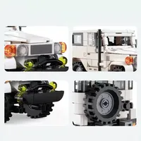Cada C55042 2026 Nuevo MOC Coche de Carreras a Escala 1:24 FJ40, Ladrillos de Construcción Educativos DIY para Niños, Regalos, Sets de Bloques de Construcción