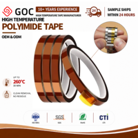 Ruban de polissage pour bracelet de montre, ruban en polyimide de 5 mm pour la réparation de boîtiers de montre, adhésif silicone haute température pour masquage