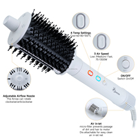 Kames Sunryze MOQ 500 OEM/ODM Vente en gros Sèche-cheveux professionnel 1400W Moteur sans balais 3 vitesses Multi-styler Auto-bouclant Chaud