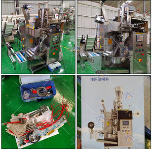 Bolsa interior de papel de filtro de nailon pequeño automático Autompack y bolsa de sobre de té exterior con máquina de embalaje de etiquetas - Product Image 5