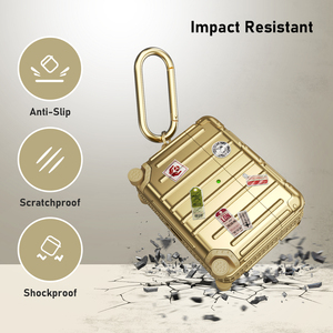 Étui antichoc en TPU et PC peint UV écologique pour écouteurs, compatible avec les modèles <span class=keywords><strong>2</strong></span> et 3, avec recharge <span class=keywords><strong>sans</strong></span> <span class=keywords><strong>fil</strong></span> – Vente en gros OEM - Product Image 4