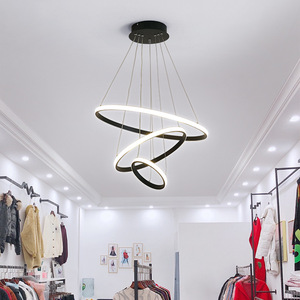 Lámpara Colgante LED Dorada E26 3500K Blanco Cálido, Altura Ajustable, Acero Inoxidable, Ra90 120, Regulable, para Salón - Product Image 5
