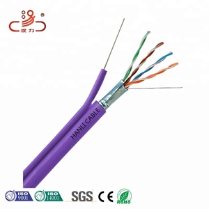 <span class=keywords><strong>FTP</strong></span> che chắn đồng Trần/CCA CAT5E Mạng Cáp + 2 lõi điện cho CCTV Hệ thống an ninh - Product Image 6