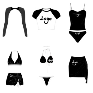 T Shirt gonna Sexy Mini lusso tre 3 pezzi costume da bagno personalizzato Bikini Set costume da bagno costumi da bagno mare donna con Cover <span class=keywords><strong>Up</strong></span> - Product Image 1
