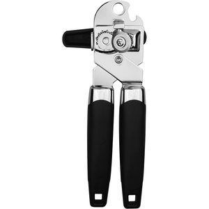 Ouvre-boîte multifonctionnel 3 en 1 en acier inoxydable robuste avec aiguiseur de couteau - Product Image 4