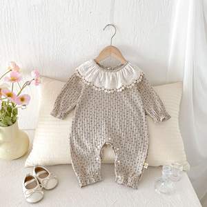 Baby Strampler 2026 Frühling Ausgehkleidung Super Niedlicher Krabbelanzug Modischer Kleinkind-Prinzessinnen Langarm-Body Overall - Product Image 3