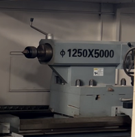 Tour lourd CNC d'occasion SMTCL CAK125485, grande portée 1250 mm, banc de 5 m, centre de tournage horizontal CNC pour le travail des rouleaux et des arbres