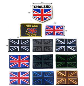 Écusson drapeau britannique brodé avec crochet et boucle, 1 pièce, drapeau de royaume-uni et de Union Jack - Product Image 2