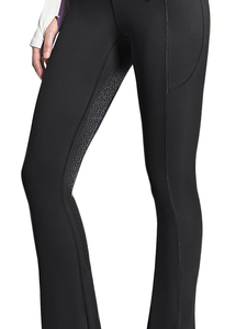 Women Jockey Pants High Waist Elastic Tight Equestrian Riding Trousers Breathable Anti <b>Slip</b> Side Pocket Sportswear - Product Image 1