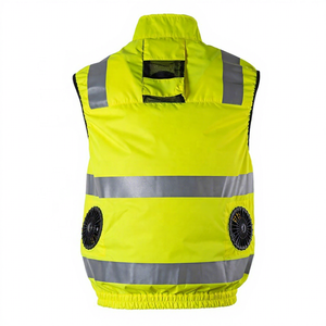 Chaleco Refrigerante Reflectante <span class=keywords><strong>de</strong></span> Doble Ventilador con Unidad <span class=keywords><strong>de</strong></span> Enfriamiento para Trabajo <span class=keywords><strong>de</strong></span> <span class=keywords><strong>Verano</strong></span> en Fábrica/Taller, Nivel A, Protección Contra Vapores, Marca XINTEX - Product Image 1