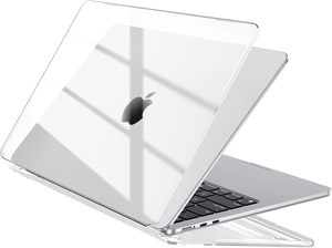 Coque rigide transparente en plastique <span class=keywords><strong>pour</strong></span> ordinateur portable Macbook Neo 13 Air 13.6 15 15.3 Pro 14 14.2 16 Neo M5 M4 M3 M2 M1 - Product Image 1