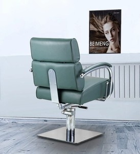 Sillón de Barbería de Cuero PU Personalizado para Barbería <span class=keywords><strong>y</strong></span> Salón de Belleza, Diseño Reclinable, Estilo Moderno, Marca JIYOU - Product Image 4