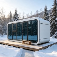 Grande maison de type cabane Apple de 40 pieds avec 2 chambres, conforme aux normes australiennes SAA, maison modulaire préfabriquée, maison de vacances