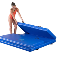 Tapis de gymnastique pliants à prix réduit nouveau tapis d'exercice en matériau Pvc tapis d'entraînement de remplissage en éponge de haute qualité pour la danse de fitness à domicile