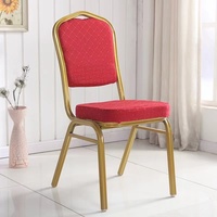 Chaises de Banquet en Gros pour Hôtels, Couronne de Conférence en Aluminium, Mobilier de Restaurant en Fer pour Événements, Tables et Chaises de Salle à Manger d'Hôtel