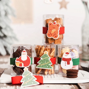 Hộp Đựng Bánh Trong Suốt Bằng Acrylic Thực Phẩm Phân Hủy Sinh Học Và Hộp Bánh Quy Bánh Ngọt Hộp Đựng Bánh Quy Bằng Nhựa Hình Trụ - Product Image 5