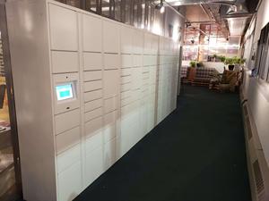 Venta al por mayor de casilleros electrónicos inteligentes para exteriores para uso en la oficina, estructura metálica de acero para almacenamiento de alimentos, recepción de paquetes - Product Image 3