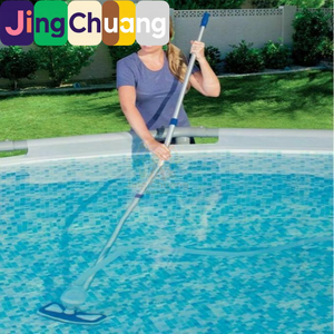Jingchuang58234 Accesorios para Piscina, Soporte para Piscina, Juego de Limpieza para Piscina Trapezoidal de 2.79M - Product Image 1