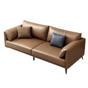 वाणिज्यिक भोजन क्षेत्रों के लिए 10-सीटर डाइनिंग सोफा और कॉफी टेबल के साथ समकालीन पु चमड़े का रेस्तरां सेट - Product Image 5