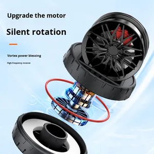 เครื่องหอมติดรถยนต์พลังงานแสงอาทิตย์ ดีไซน์พวงมาลัย<span class=keywords><strong>รถ</strong></span>แข่ง ของตกแต่งคอนโซลระดับไฮเอนด์ กลิ่นหอมสำหรับผู้ชาย - Product Image 1