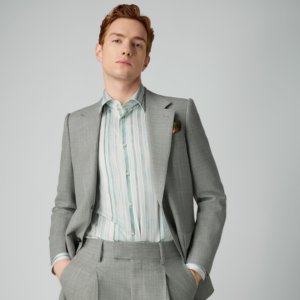 Abito Casual da uomo Business Office formale 270g tessuto Super 120 taglia personalizzata e <span class=keywords><strong>abbigliamento</strong></span> <span class=keywords><strong>su</strong></span> <span class=keywords><strong>misura</strong></span> - Product Image 4