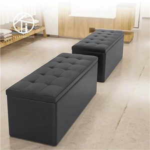 Modern Metal <strong>Storage</strong> <strong>Dining</strong> <strong>Bench</strong> Colorful Hallway Shoes Stool <strong>Benches</strong> Long Pouf Ottoman for Hotel &amp; School Use - Product Image 4