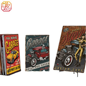 Großhandel Maßgefertigte Vintage-Metallschilder, Vintage-Blechschilder für Bar- und Garagenwanddekoration. - Product Image 1