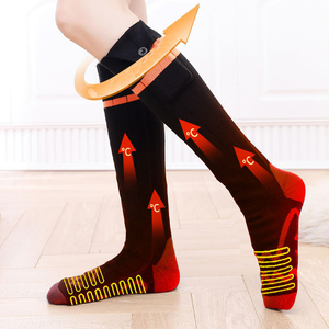 Chaussettes <span class=keywords><strong>chauffantes</strong></span> électriques intelligentes Hi-Tech à batterie Li-polymère pour homme et femme, idéales pour le <span class=keywords><strong>ski</strong></span> et le quotidien en hiver - Product Image 5