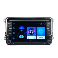 Autoradio Android Lecteur multimédia de voiture Ecran tactile Navigation Bluetooth Lecteur Android Auto Carplay Noir Autoradio GPS