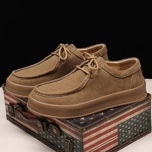 Zapatos de Vestir Personalizados, Zapatos de Negocios Vintage de Cuero Puro, Mocasines Retro de Piel de Vacuno de Primera Calidad, Zapatos Planos Casuales - Product Image 5