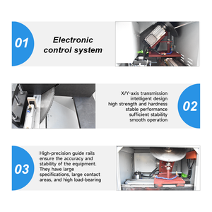 JUNDE 45 <b>Degree</b> Saw Blade CNC Cutting Machine for Cutting Aluminum Soft Metal Wood - Product Image 4