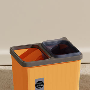 <span class=keywords><strong>Petite</strong></span> <span class=keywords><strong>poubelle</strong></span> <span class=keywords><strong>de</strong></span> salle <span class=keywords><strong>de</strong></span> bain <span class=keywords><strong>Poubelle</strong></span> mince <span class=keywords><strong>de</strong></span> 2.1 gallons Séparation sèche et humide Bacs <span class=keywords><strong>de</strong></span> <span class=keywords><strong>tri</strong></span> des déchets - Product Image 3