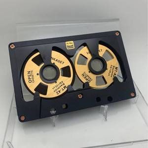 Hi Res Audio Open <b>Frame</b> Cassette Hollow Housing Gold Metal Flange Retro Collectible <b>Recording</b> Tape open <b>frame</b> tape - Product Image 4