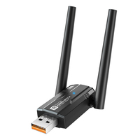 Tarjeta de Red Inalámbrica WiFi 6 de Doble Banda 5G AX900M, Sin Controlador, USB, Bluetooth 5.4, Adaptador Externo 2 en 1 para Computadora Portátil