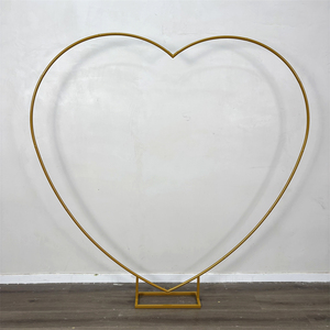 Arco de Boda en Forma de Corazón DKB, Soporte Grande de Metal para Globos, Arco para Flores, Decoración para Bodas y Fiestas de Cumpleaños - Product Image 1