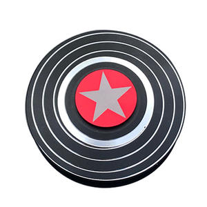 Mainan Promosi Gyro Spinner Tangan Berbahan Aluminium Alloy dengan Tutup Plastik, Model Captain America Baru dari AS - Product Image 6