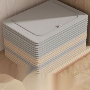 Juego de organizador de ropa y juguetes de tela plegable y apilable grande, bolsa de almacenamiento para el hogar con tapa para almacenamiento de guardarropa de niños - Product Image 2